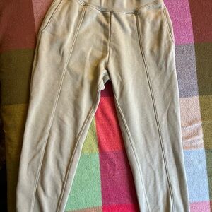 Beige Jogger Pants